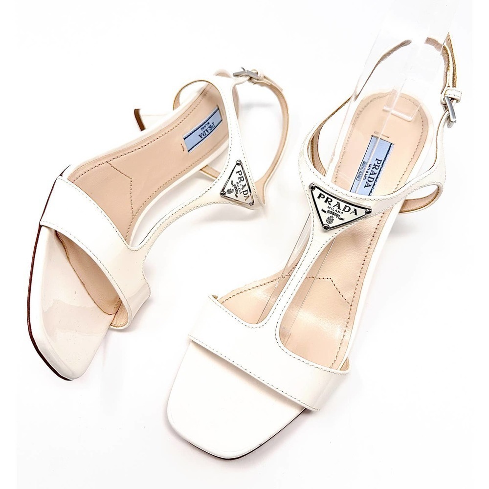 Prada White Sandals